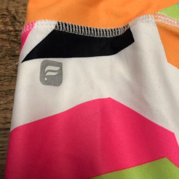 Fabletics Neon Abstract Geo Print Crop Leggings - Picture 6 of 6